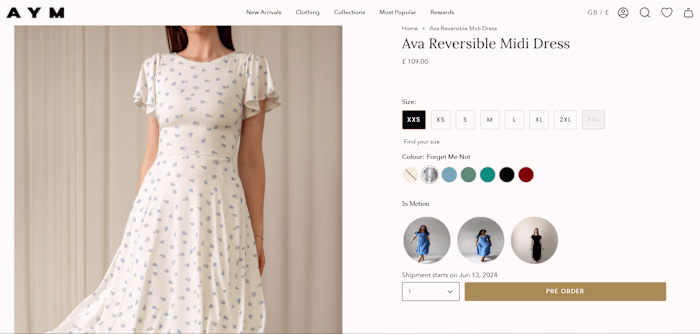 clothing brand store