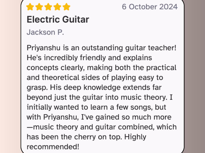 Online Guitar Lessons