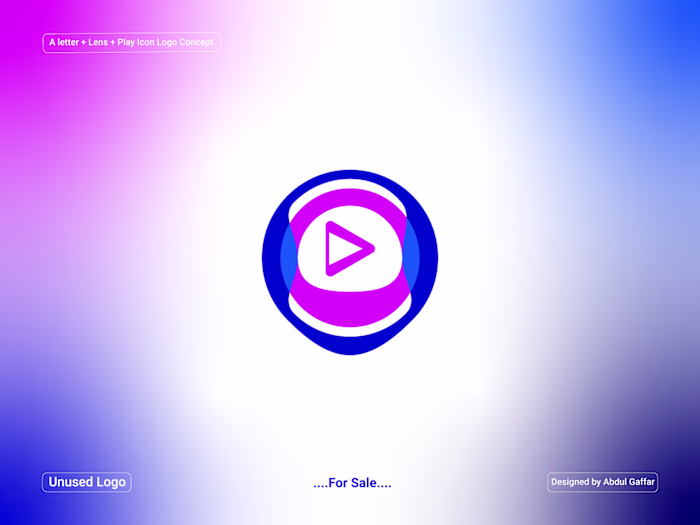 This logo combines a play