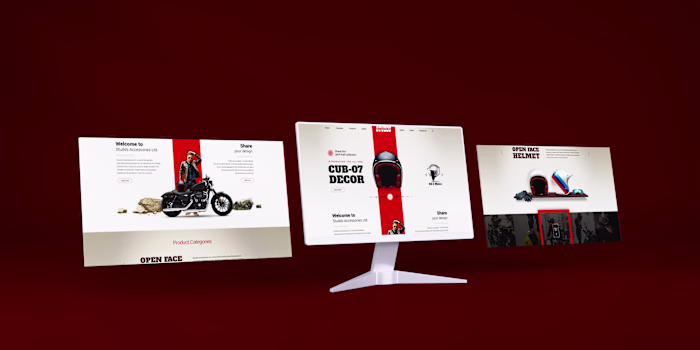 STUDDS | Helmet & Accessories Website Design Study