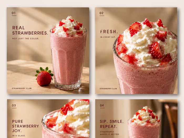 A warm, editorial Instagram campaign