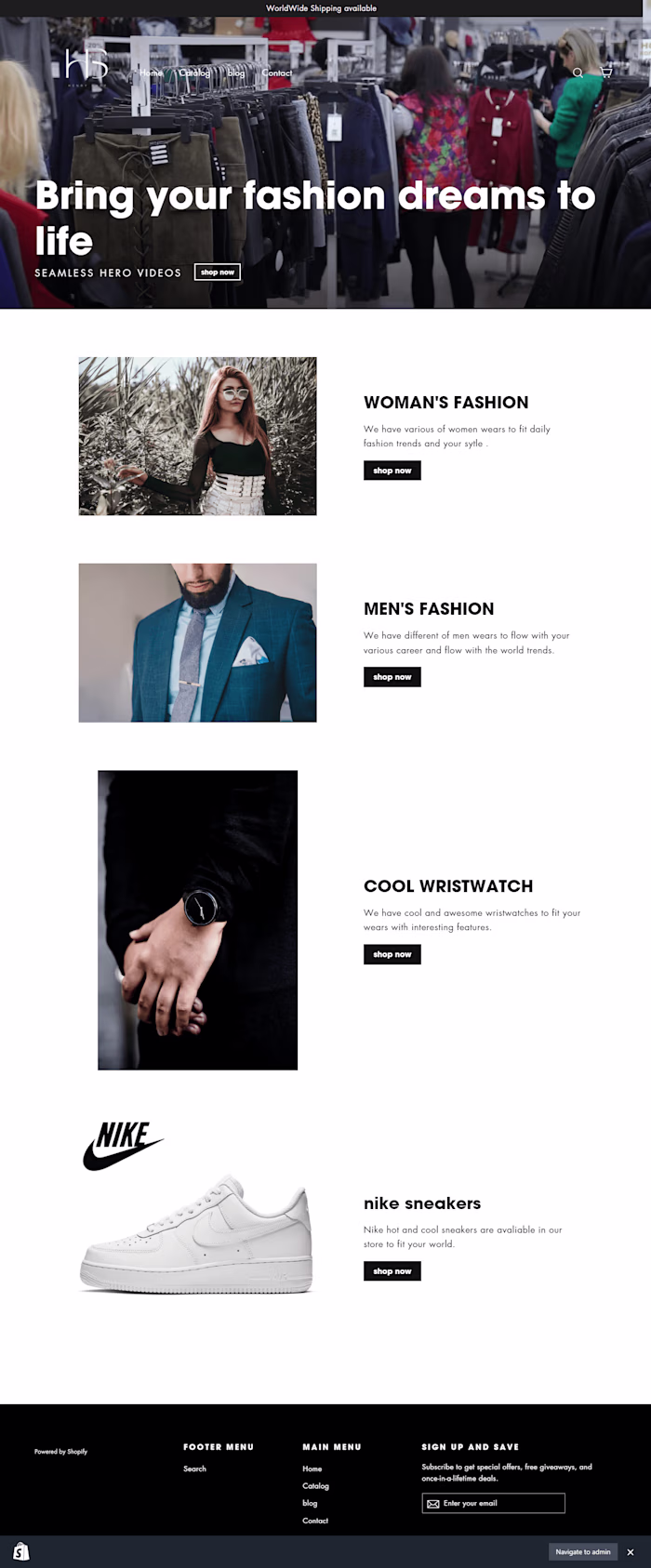 shopify 