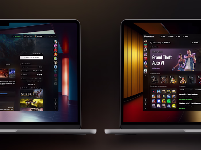 PlayMuch Gaming - Dashboard Store Mockup