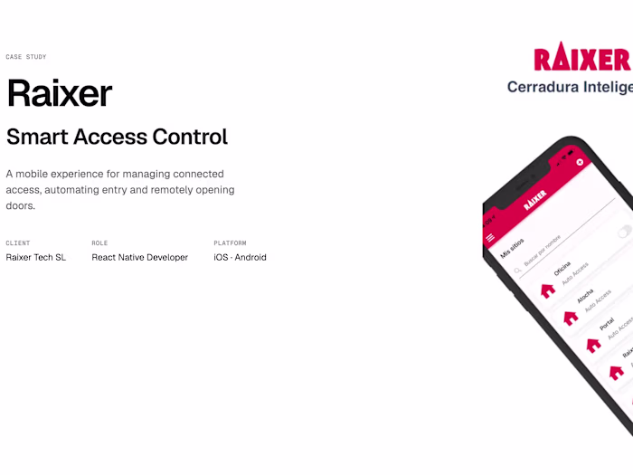 Raixer: Cerradura Inteligente