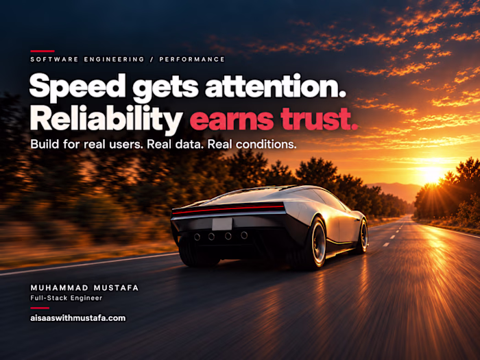 Speed gets attention. Reliability earns