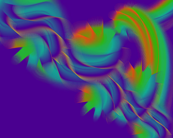 Rainbow Bloom – Optical Illusion Vector Art