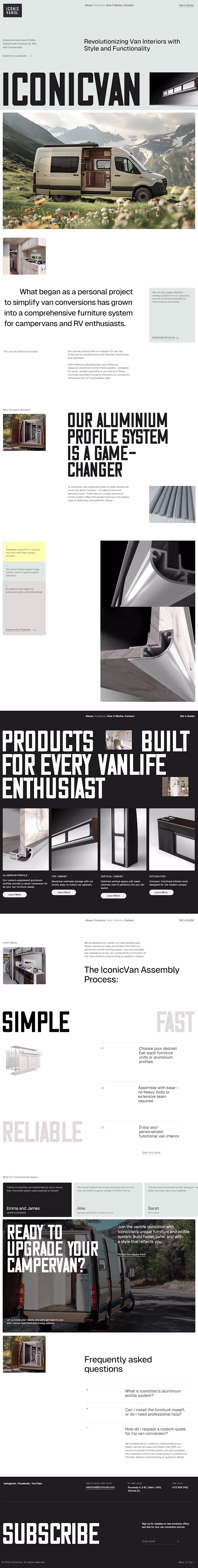 VAN Landing Page