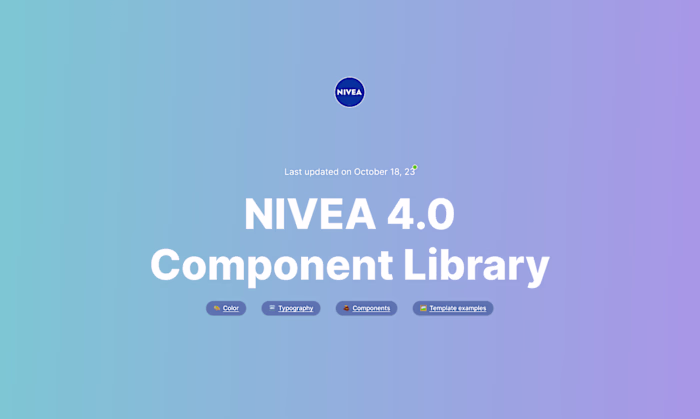 Project: Creation of a Component library for Nivea
