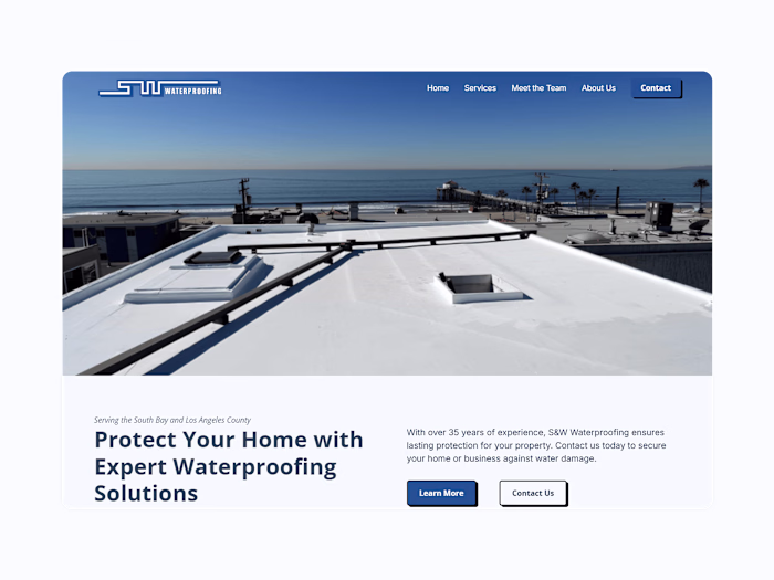  S&W Waterproofing – Webflow Site with Client-First Framework