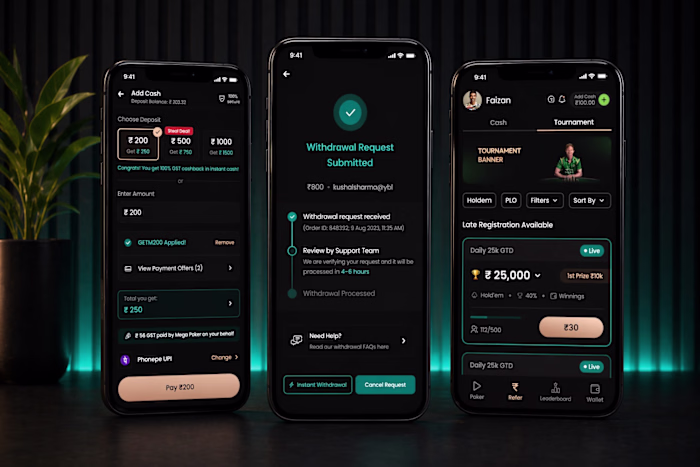 Redesigning how money moves through a poker app