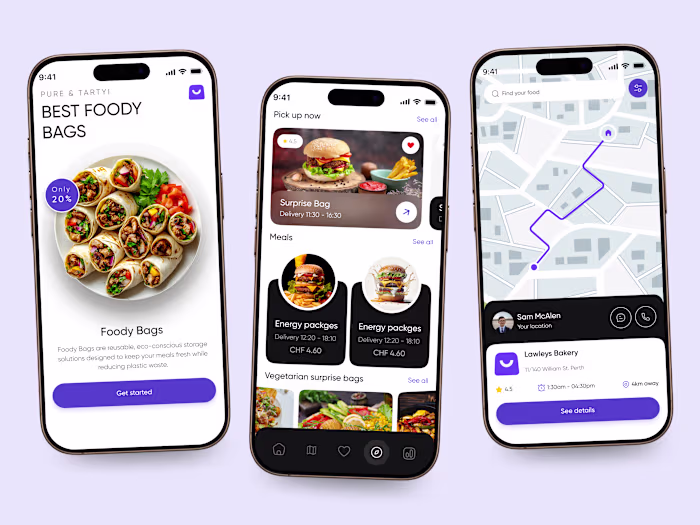 White-Label Food Mobile App Design