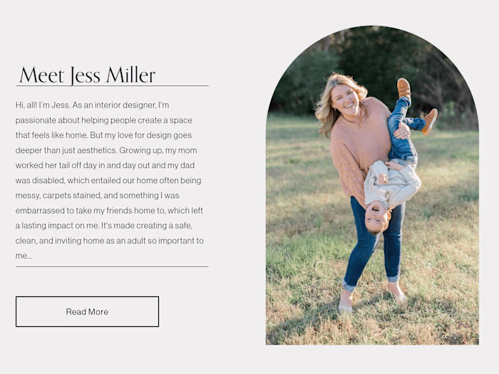 Jess Miller Design’s Website
