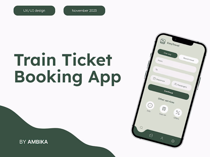 Train Ticket Booking App