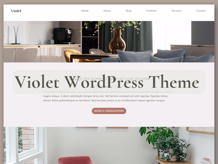 Violet WordPress Theme