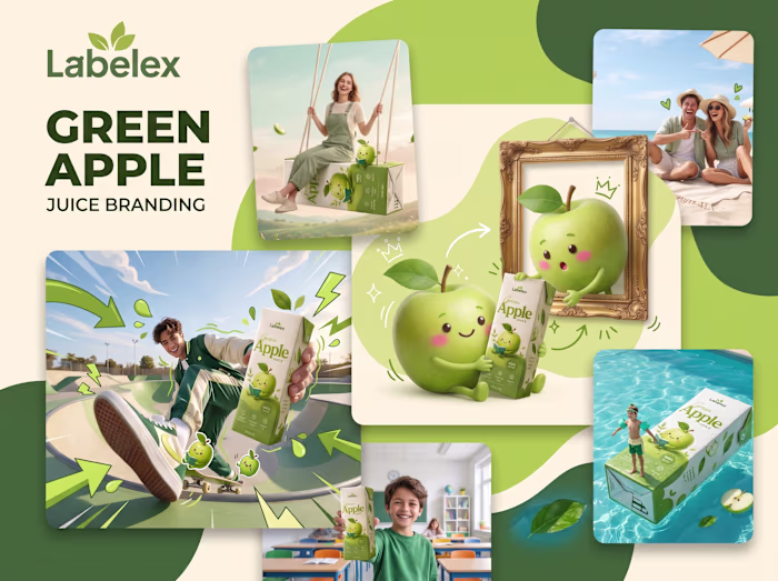 Green Apple Juice — Label