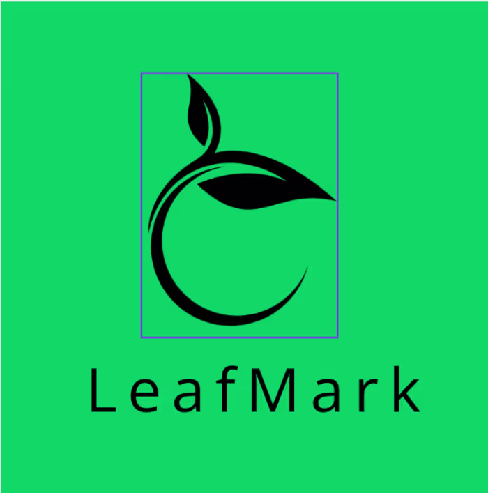 LeafMark Logo Design