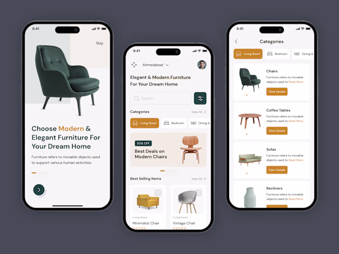 🛋️ Furniture E-commerce App —