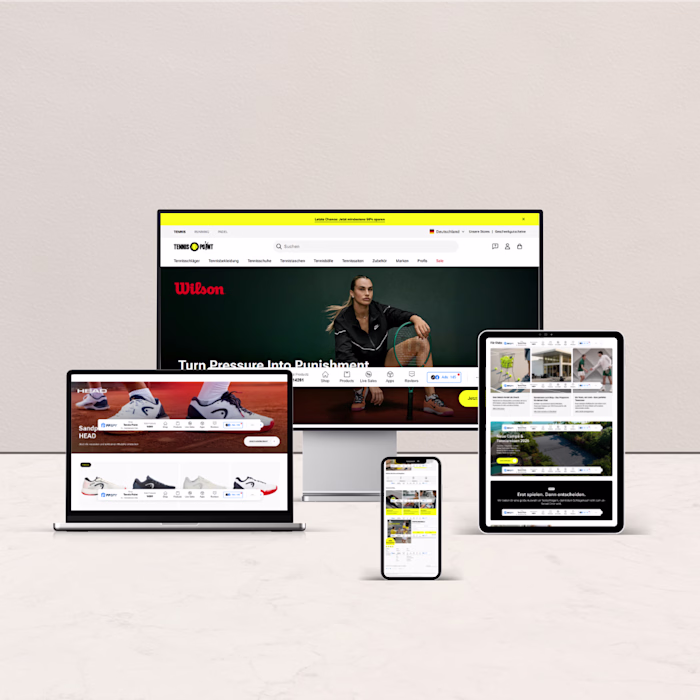 Sports & Tennis E-commerce Website