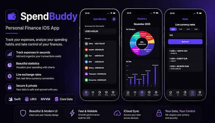 Personal Finance Manager — UIKit