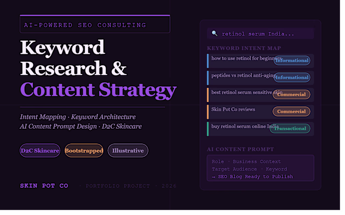 SEO Portfolio Project — Skin