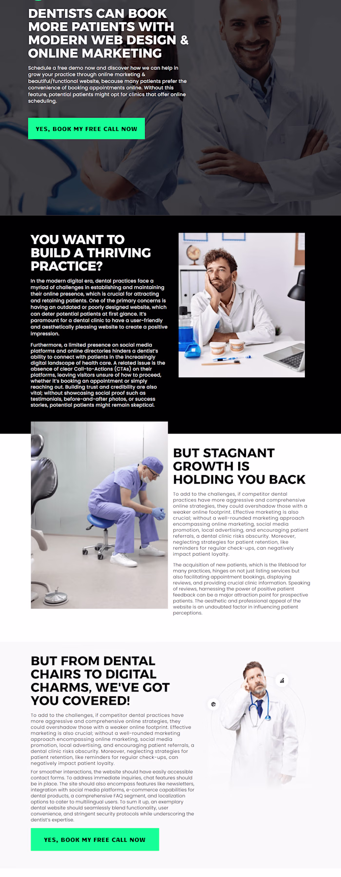 Design Dentists Website