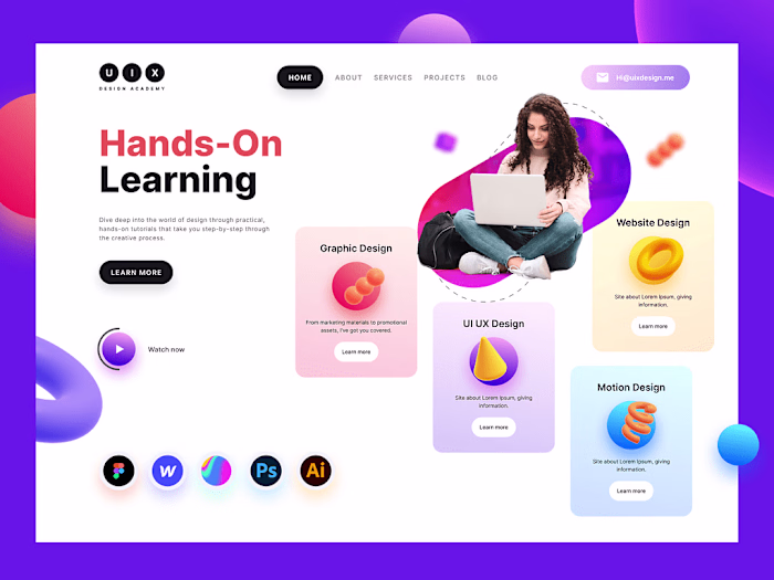 Landing Page UI Design