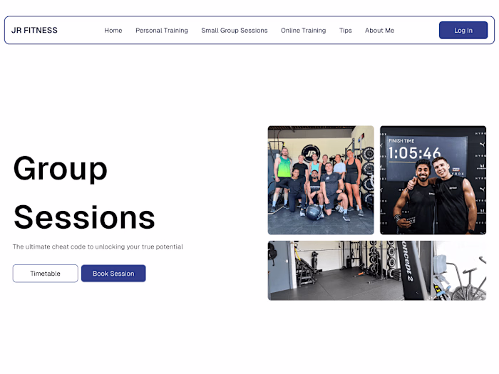 Fitness Funnel Landing Page