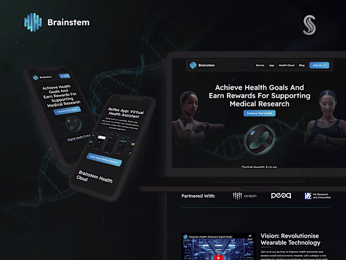 Brainstem Digital Health – WordPress Website