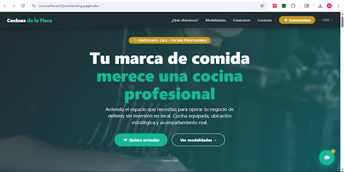 Cocinas de la Flora — Ghost Kitchen Ecosystem