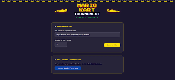 Invitation system with a unique