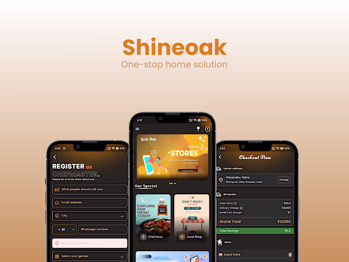 Shineoak: Food & Shopping
