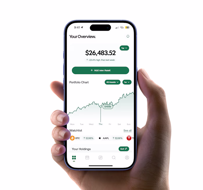 Investa – Smart portfolio tracker for stocks & crypto.
