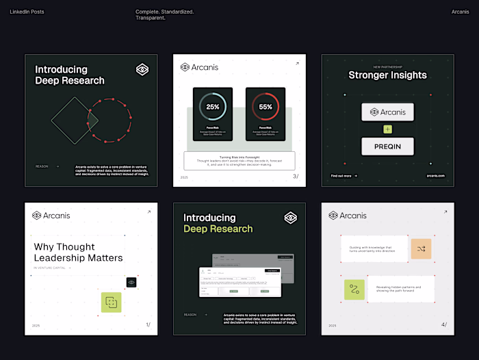 Arcanis Brand and Web Design Project