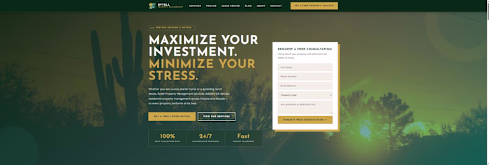 Rytell Property Management: the site