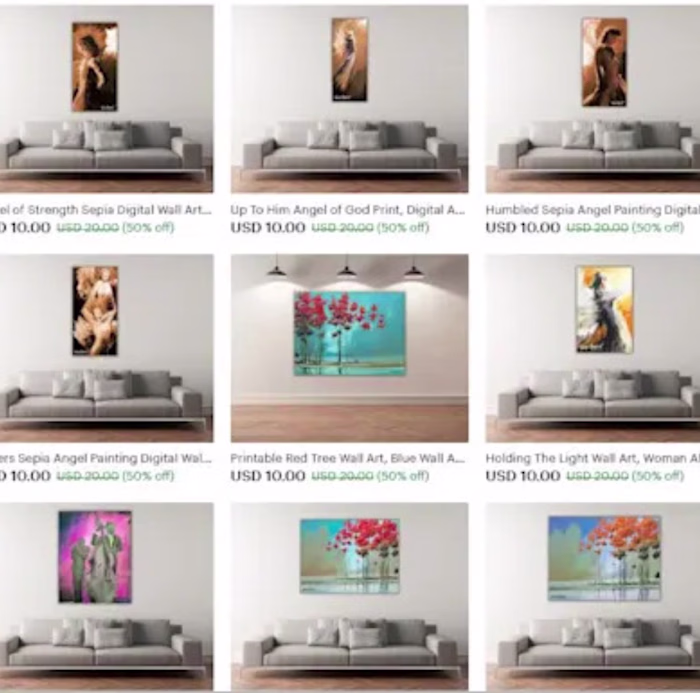 my listing on a Etsy store :: Behance