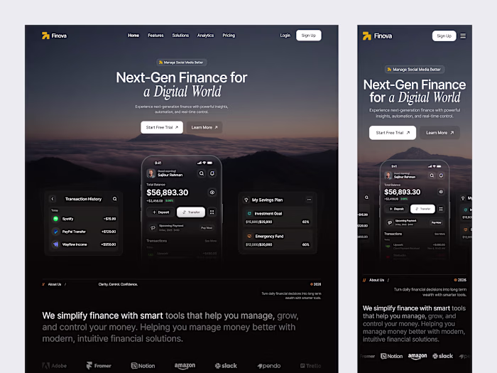 SaaS landing Page Exploration 