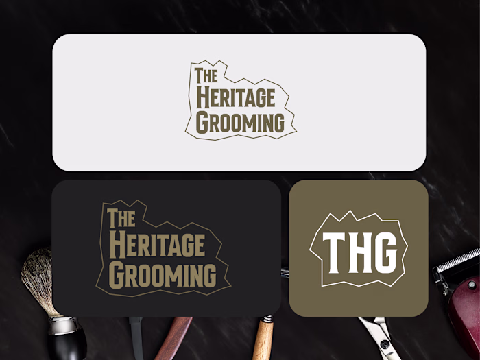 Custom Logo Design for "The Heritage Grooming"