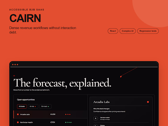 CAIRN — Accessible Revenue Intelligence Dashboard