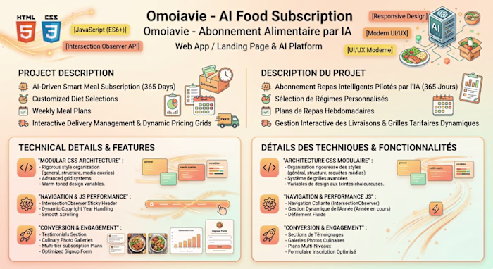 Omoiavie — AI Food Subscription (Landing)