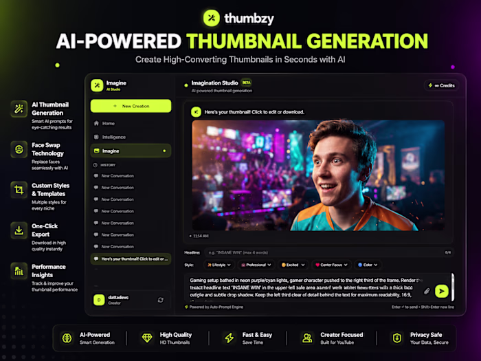 Thumbzy is an AI-powered platform