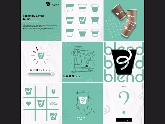 Social Media Grid Design for