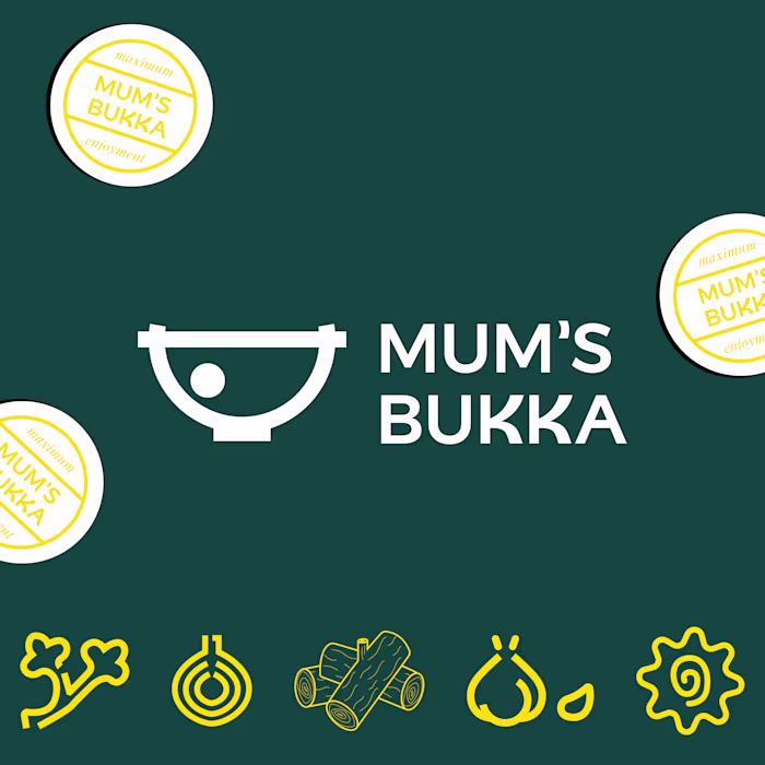 Brand Identity Design - Mum's Bukka