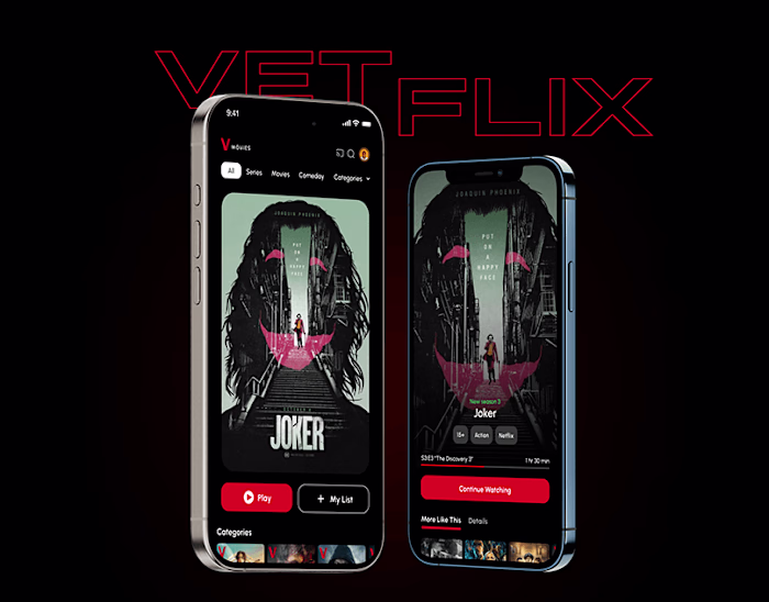 Vetflix. Your Entertainment Hub :: Behance