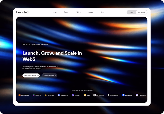Web3 Landing Page Design