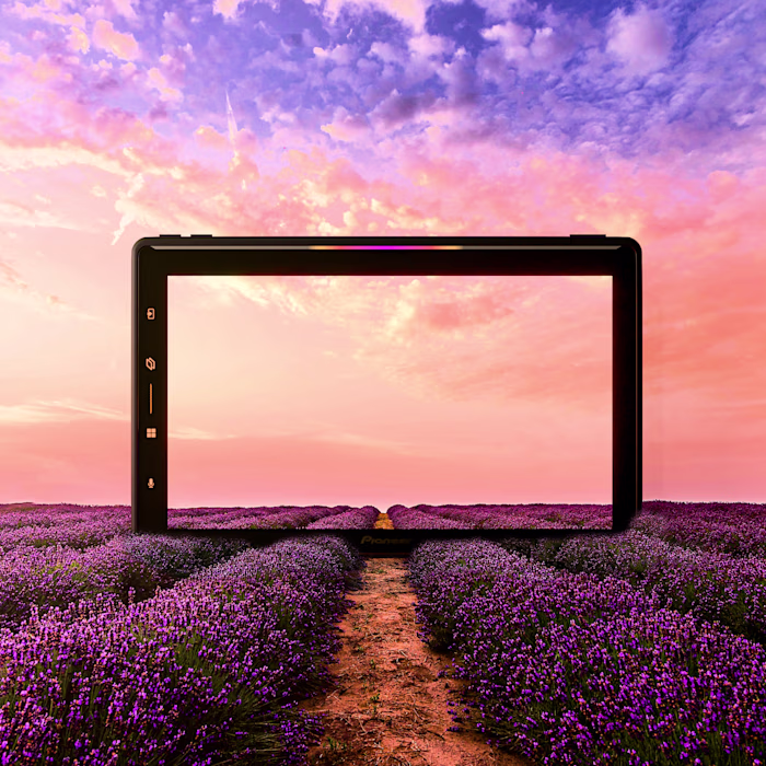 Creative 3D render for Pioneer Car Entertainment
