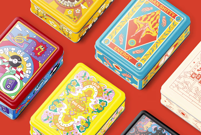 Fun Club Tin Box: Illustrations
