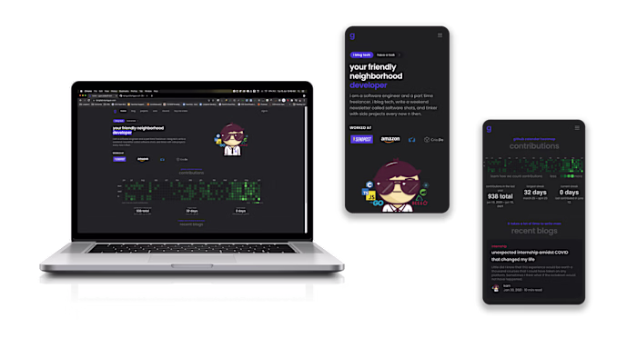 Dark themed, SEO friendly: Nuxt Blog template