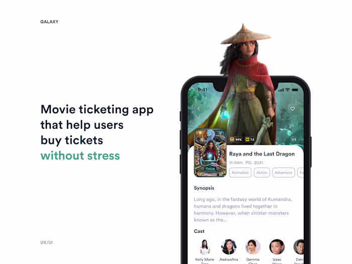 Galaxy - movie ticketing app
