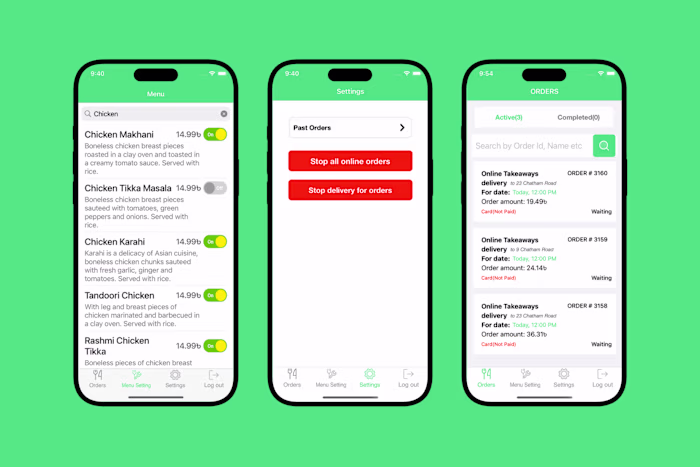 Instant Order Management Mobile App Development