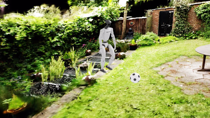 G1 Garden Walk — Gaussian Splat Scene